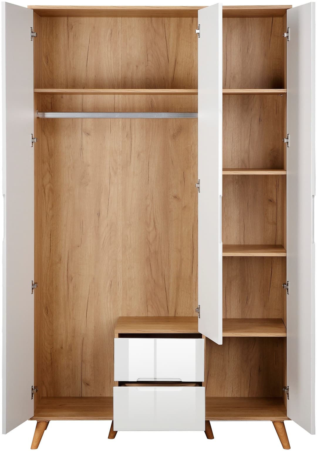 OTTO home Kleiderschrank Lund | Weiß