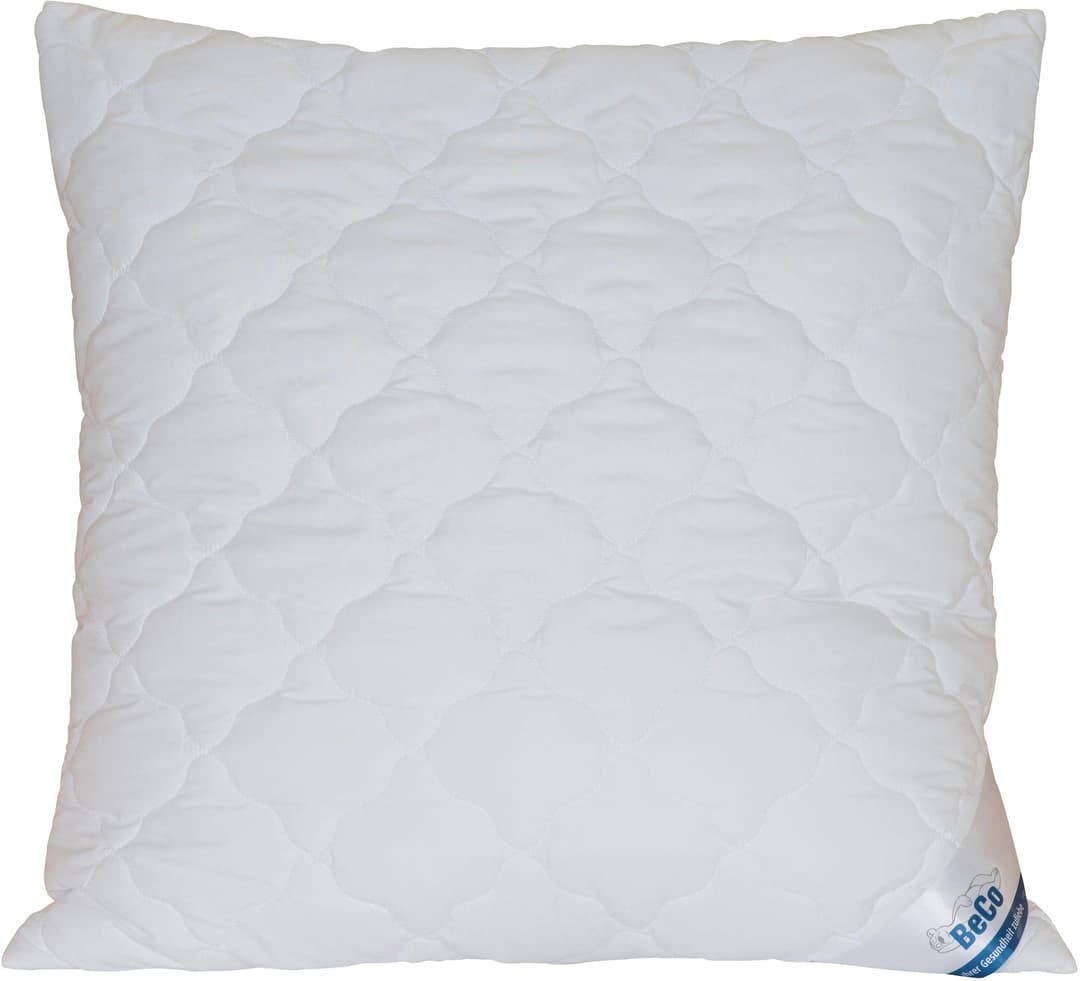 Beco Royal Soft "GOLD" Microfaserkissen | Weiß