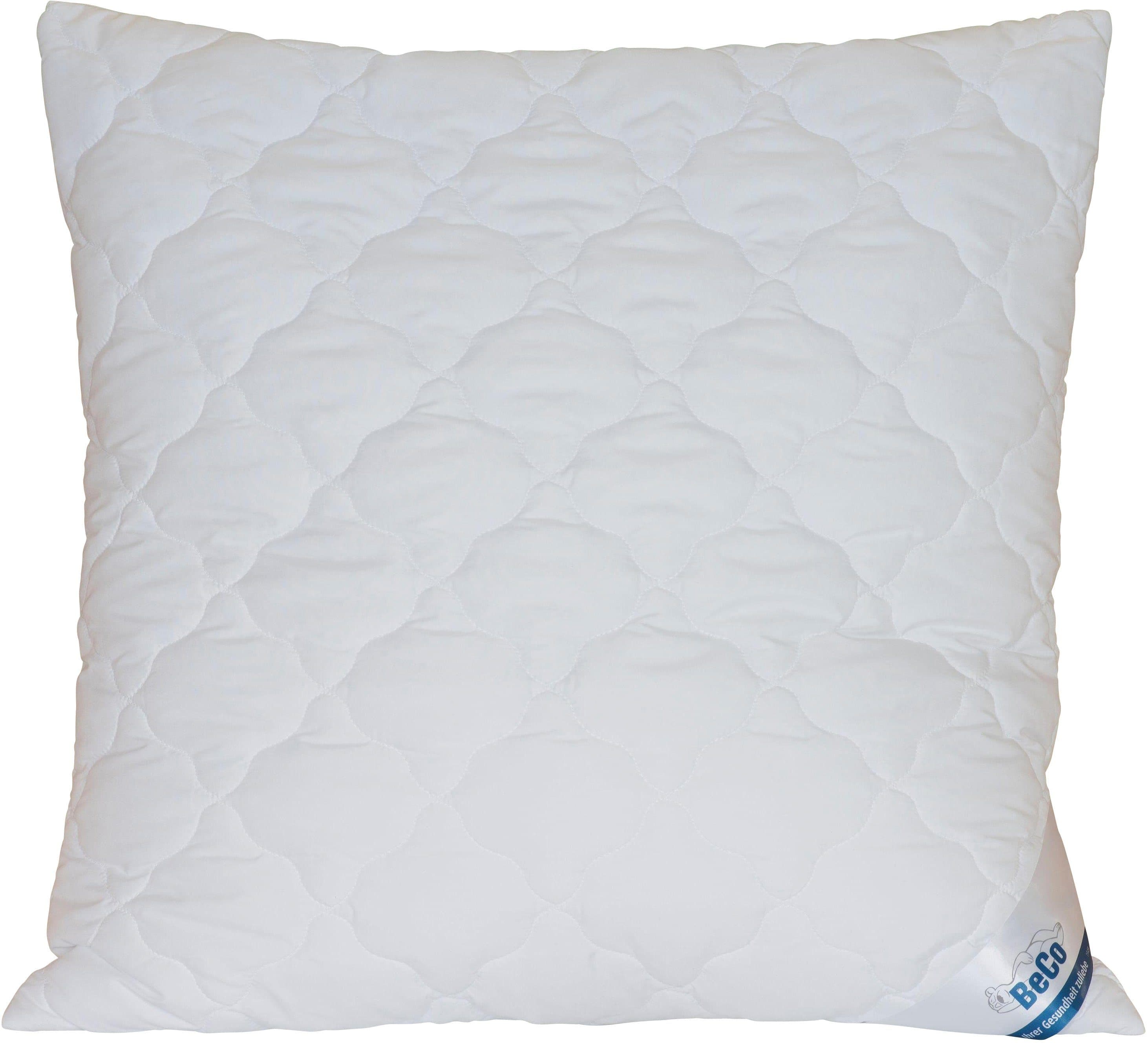 Beco Royal Soft "GOLD" Microfaserkissen | Weiß