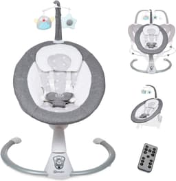 BabyGo Babywippe Homey | Grau