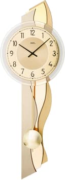 AMS Pendelwanduhr W7477 | Holztöne
