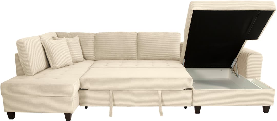 Trends by HG Wohnlandschaft Moritz U-Form | Beige