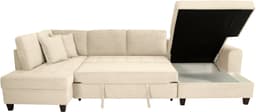 Trends by HG Wohnlandschaft Moritz U-Form | Beige