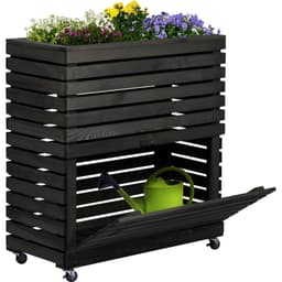 Dobar Hochbeet "Rolla" | Schwarz