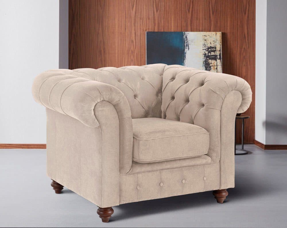 Home affaire Sessel Chesterfield | Beige