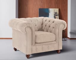Home affaire Sessel Chesterfield | Beige