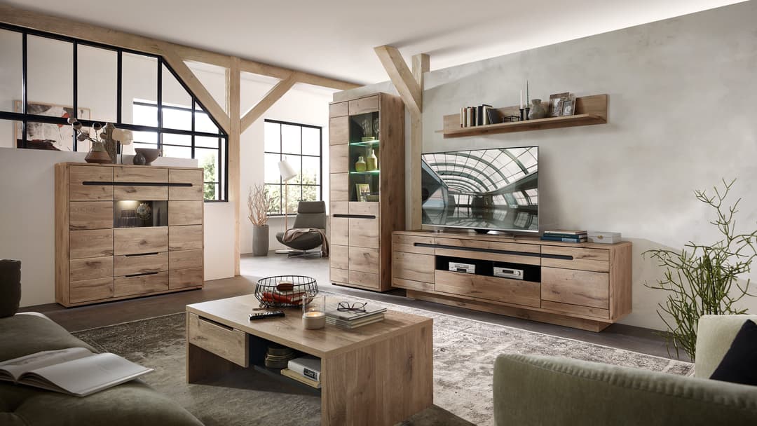 Innostyle Highboard BELLANO | Holztöne