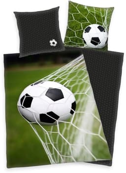 Herding Young Collection Wendebettwäsche Fußball | Grün