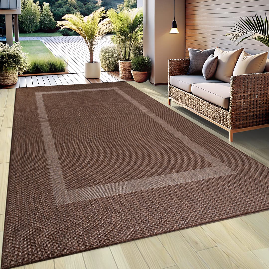 OTTO home Teppich Venedig Bordüre | Braun