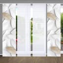 HOME in green Schiebegardine LISON | Beige