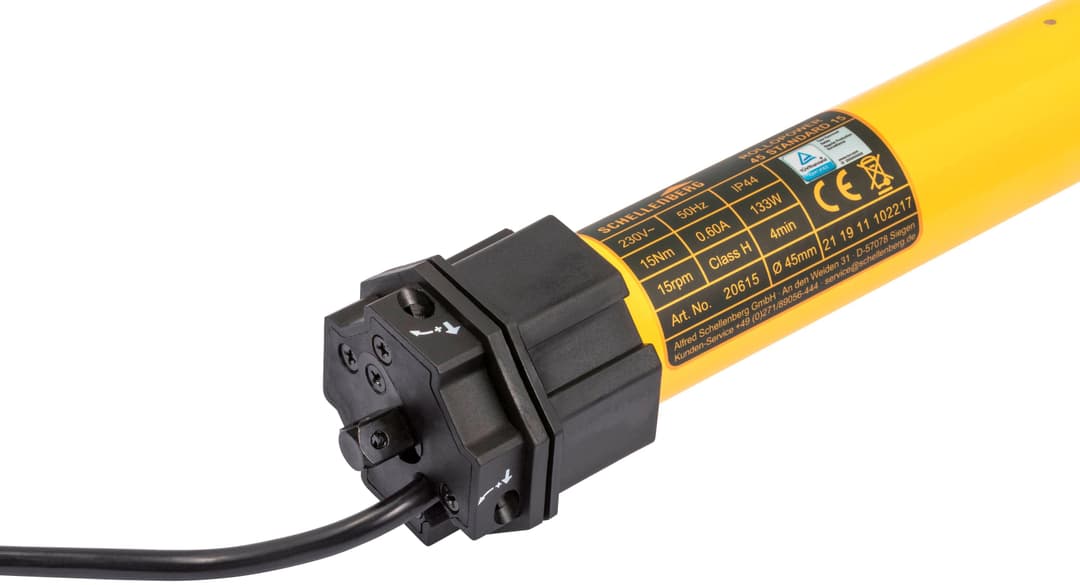 SCHELLENBERG Rollladenmotor Standard | Gelb