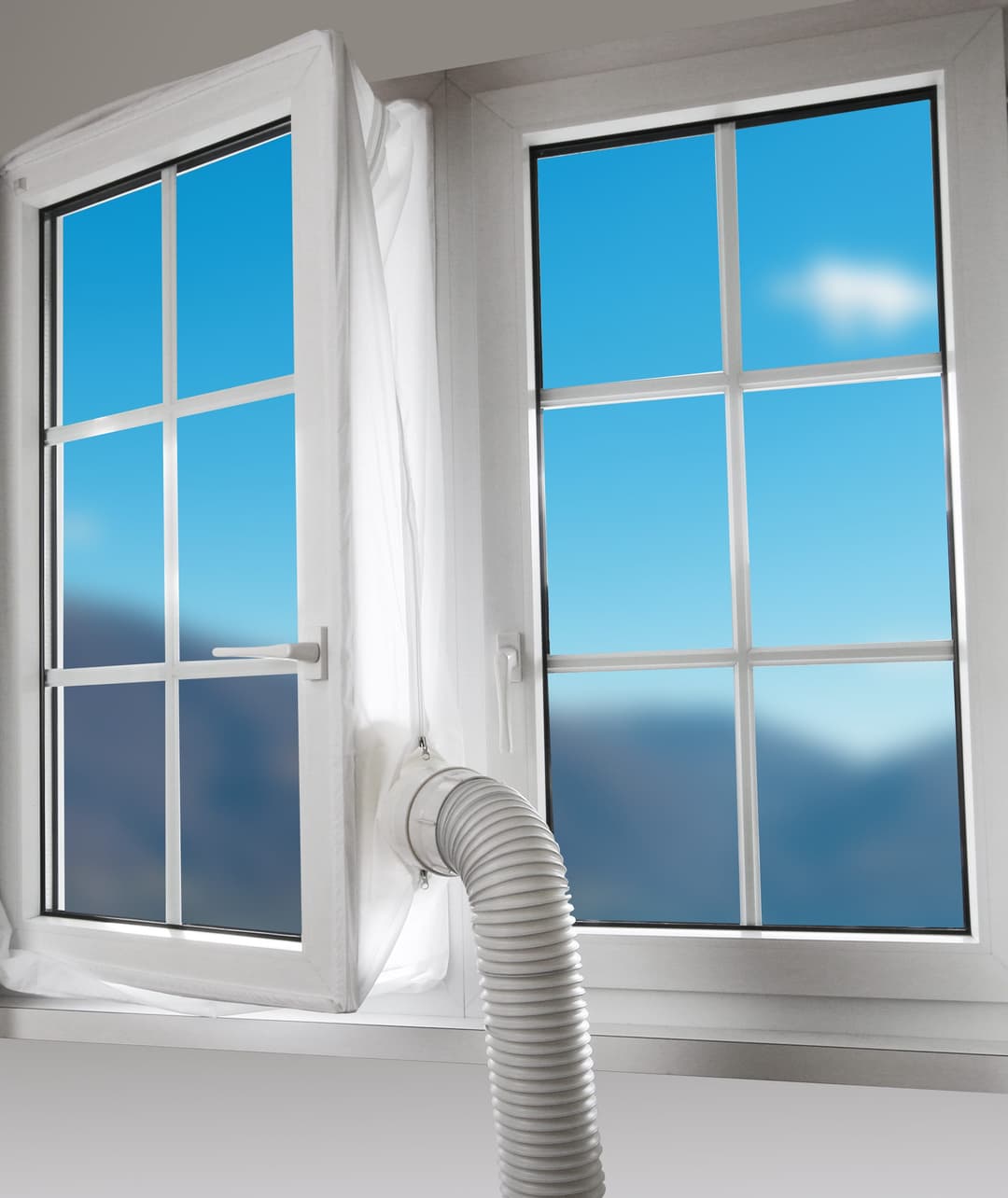 Sonnenkönig Fenster-Set Erweiterung Fensterkit | Weiß