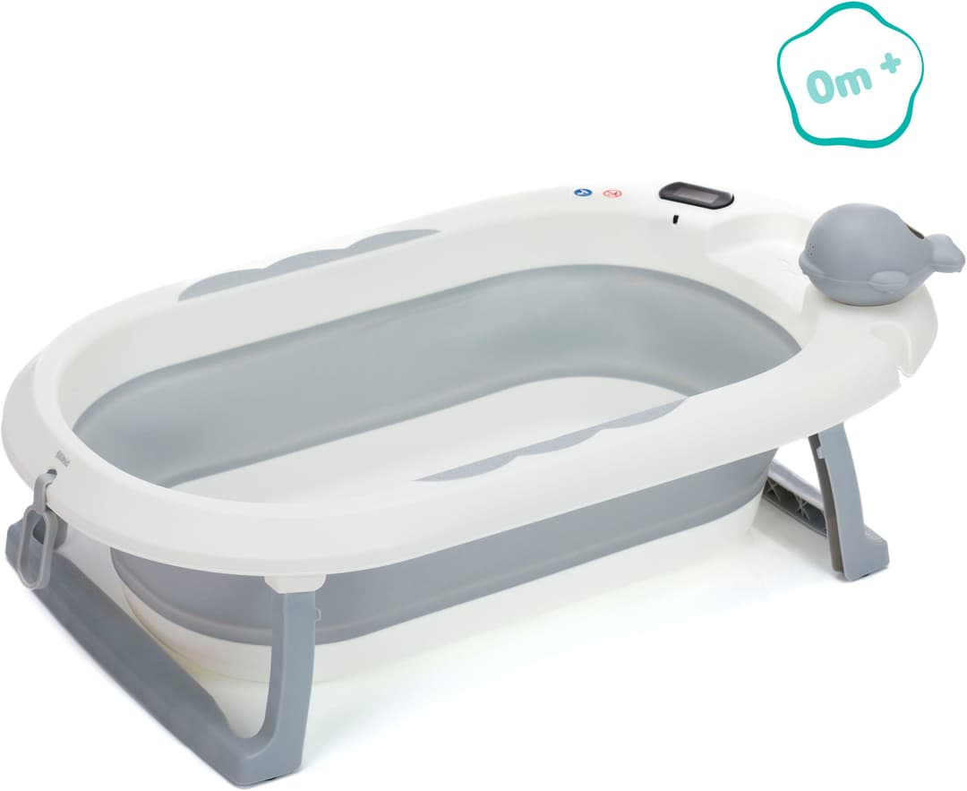 Fillikid Babybadewanne Beluga | Grau