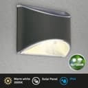 Briloner Leuchten LED Wand-Solarleuchte | Schwarz 4