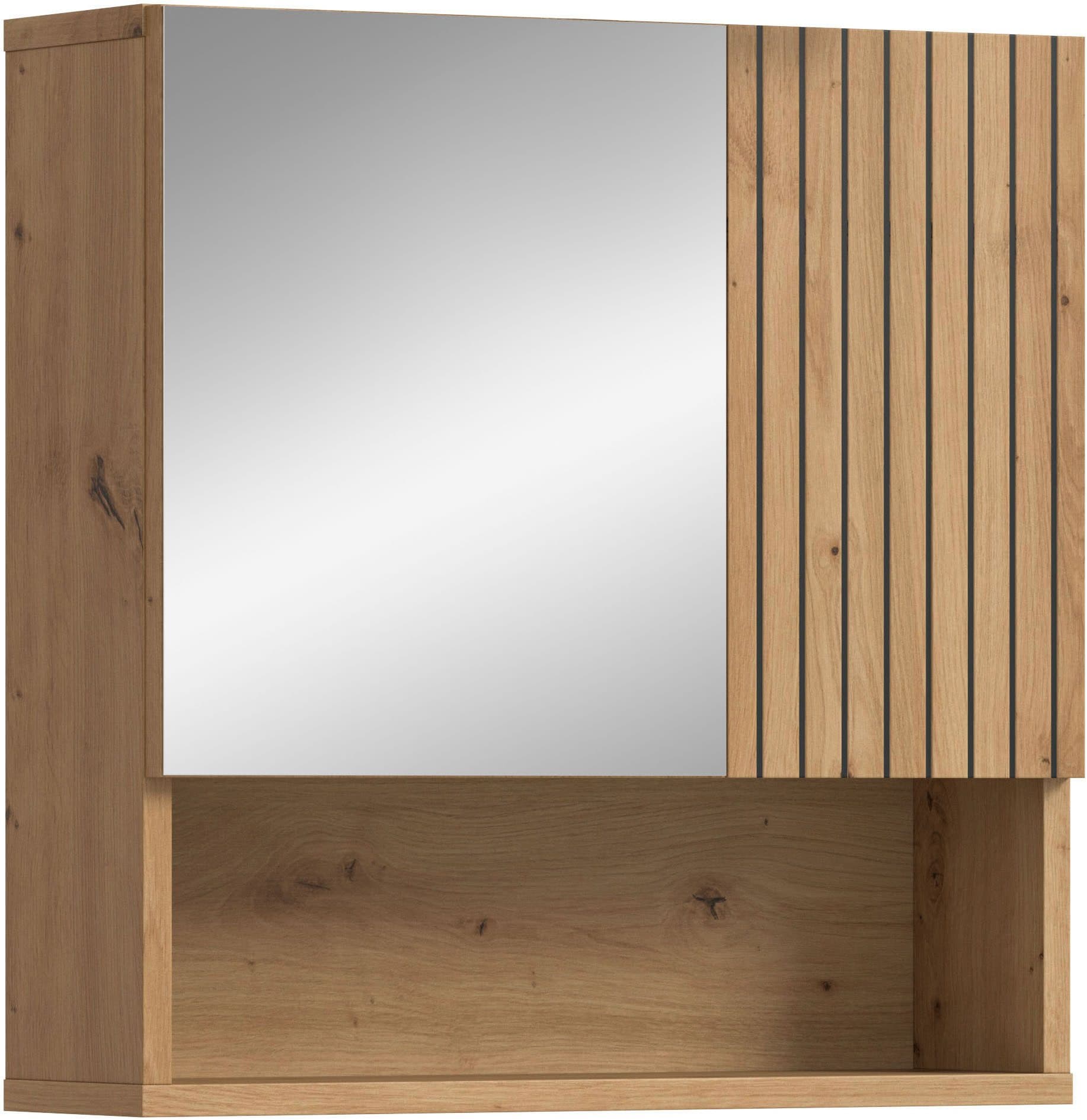 welltime Spiegelschrank MANI | Holztöne