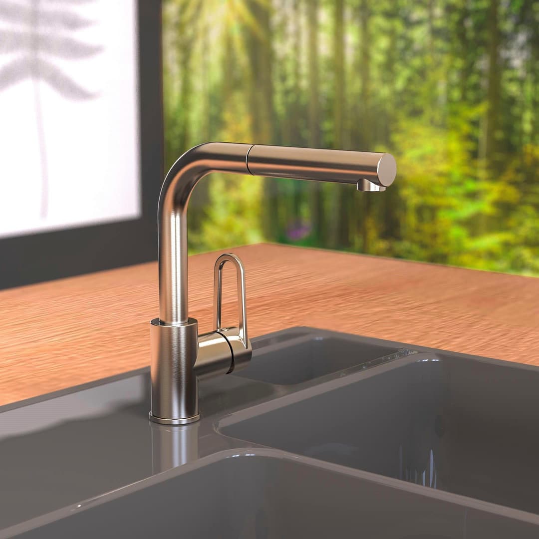 Schütte Spültischarmatur Design | Silber