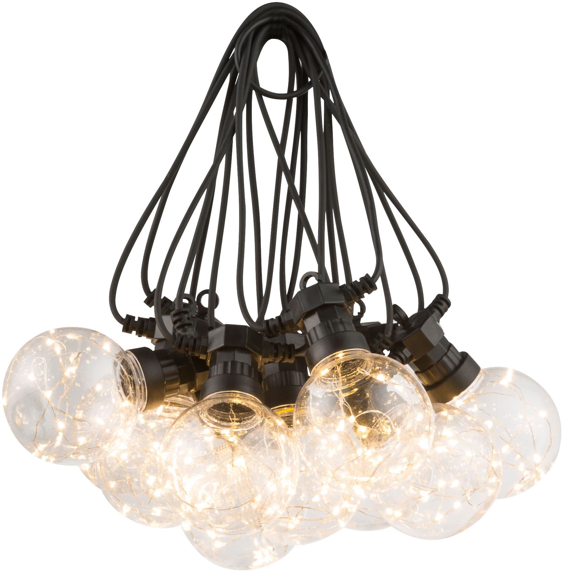 GLOBO LIGHTING LED-Lichterkette ALMAGA | Schwarz