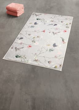 Kleine Wolke Badematte Flores | Mehrfarbig