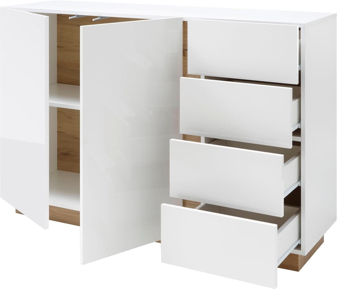 Home affaire Sideboard CLAiR Sideboard 53 | Weiß