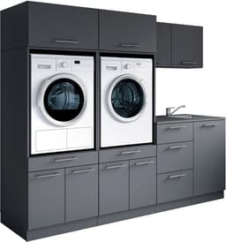 Laundreezy Mehrzweckschrank-Set | Schwarz