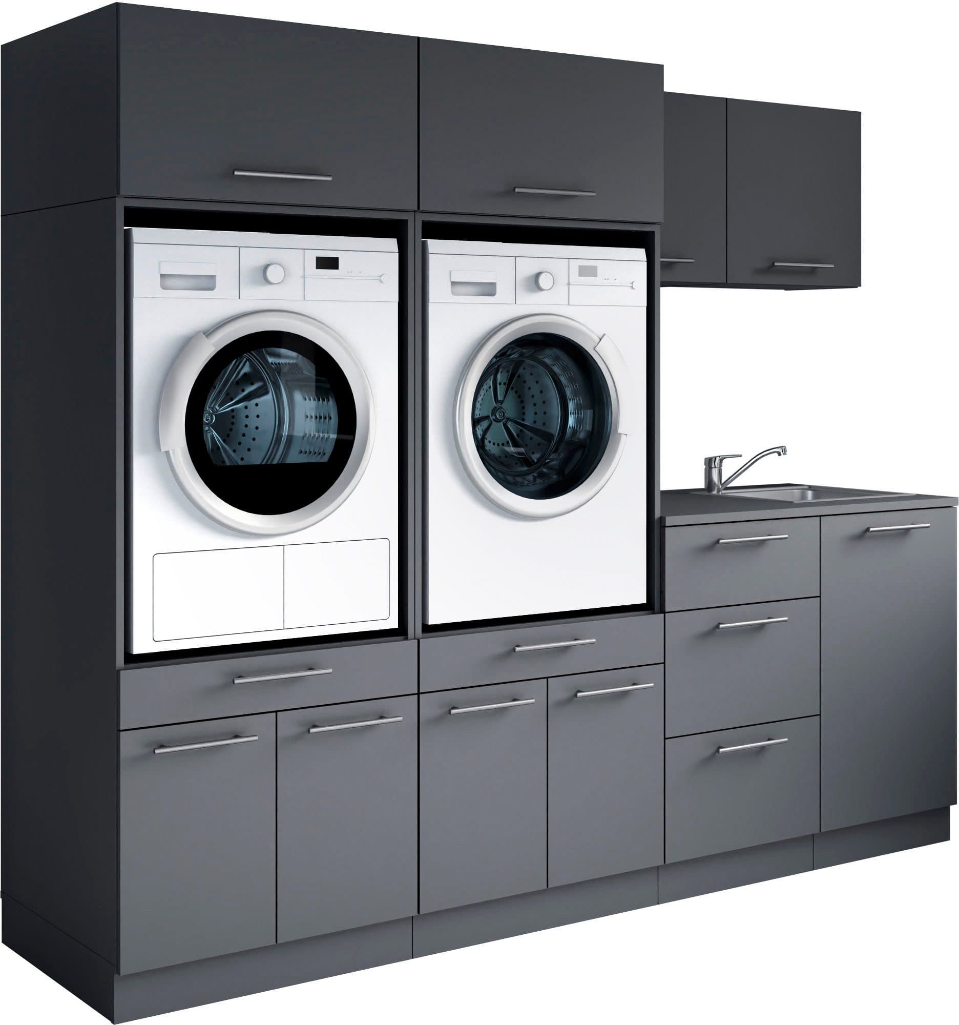 Laundreezy Mehrzweckschrank-Set | Schwarz