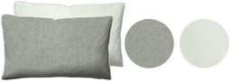 Biberna Kissenbezug Hermal Flanell | Grau