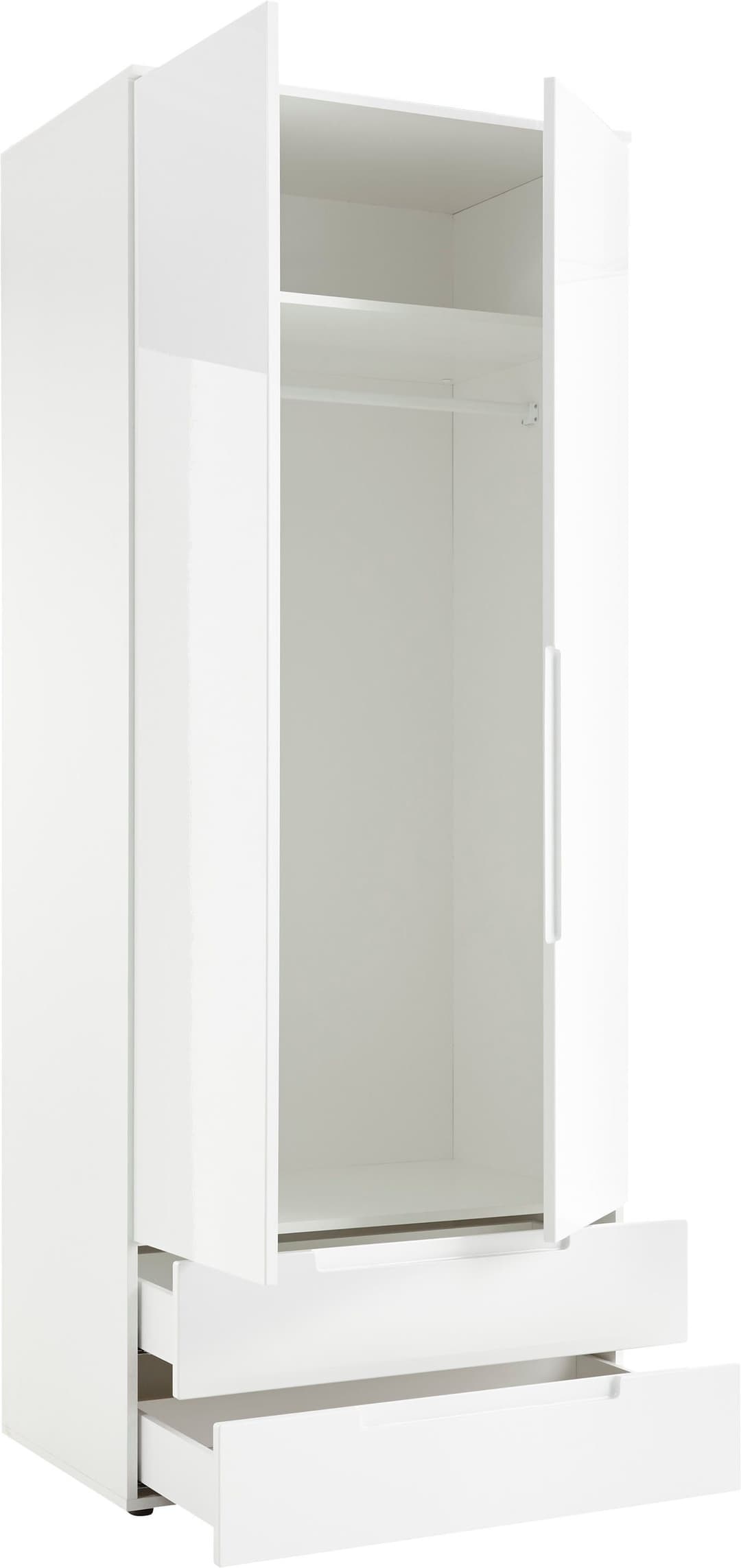 Schlafkontor Drehtürenschrank Spice | Weiß