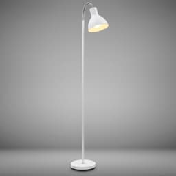 B.K.Licht LED Stehlampe | Weiß
