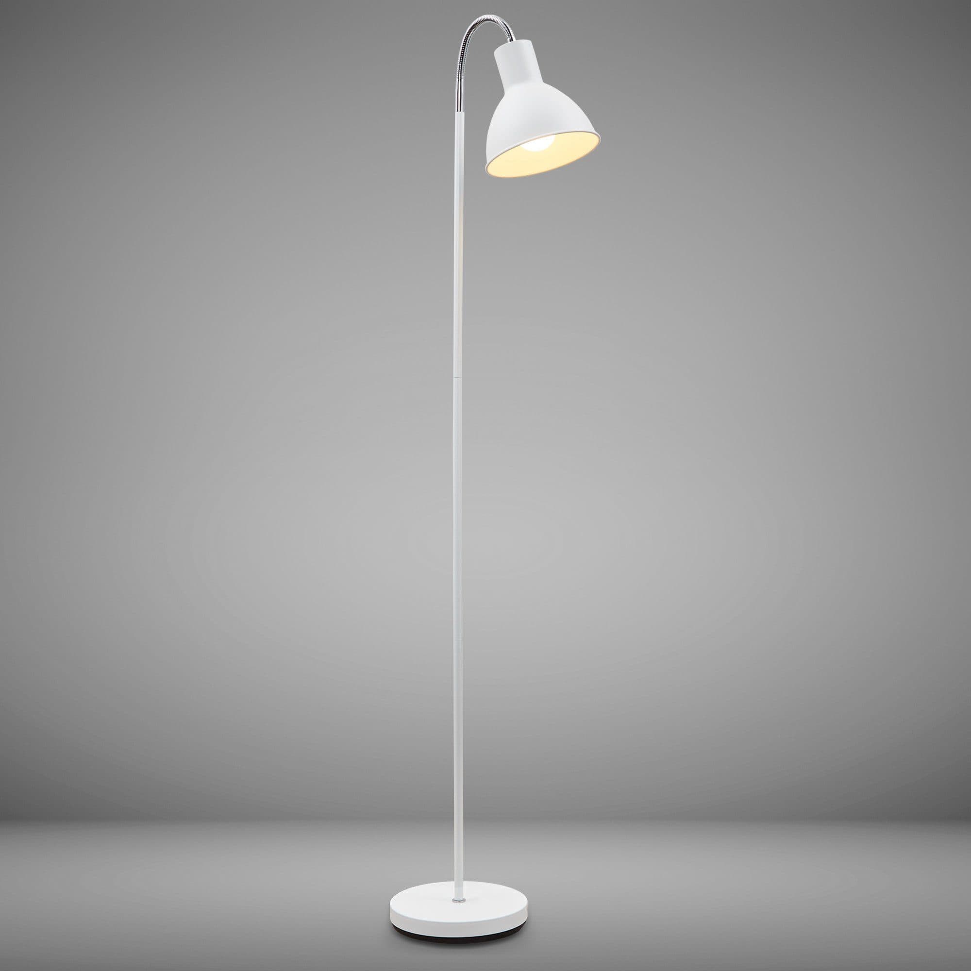 B.K.Licht LED Stehlampe | Weiß