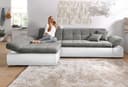 DOMO collection Ecksofa Moric | Mehrfarbig