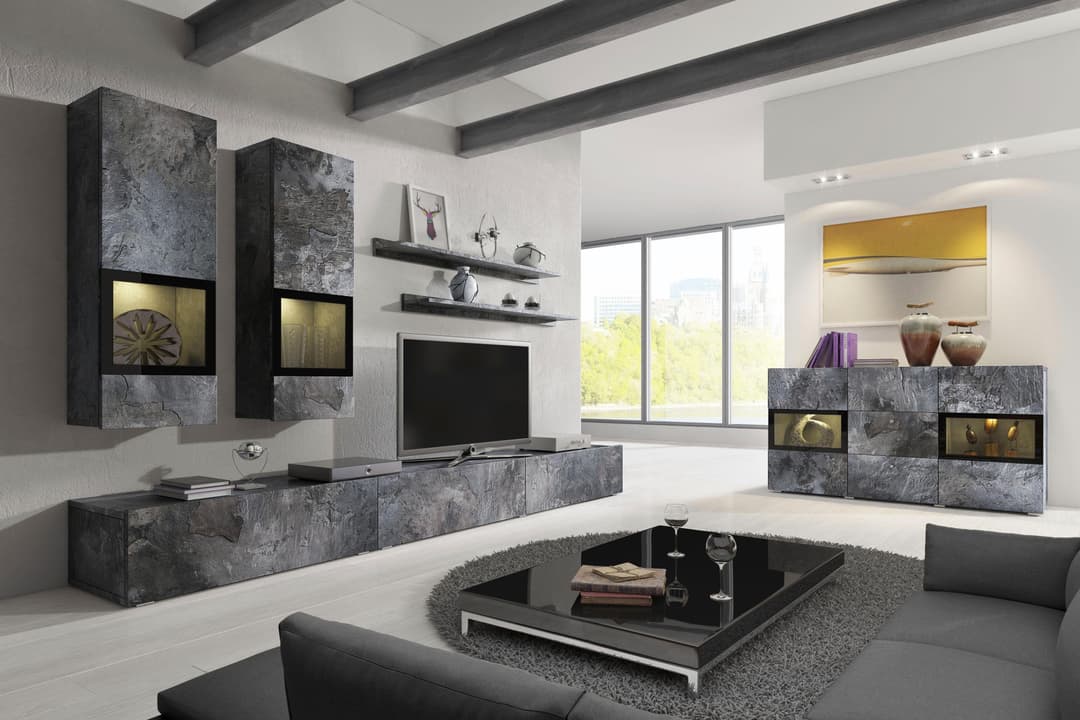 OTTO home Wohnwand Baros | Grau