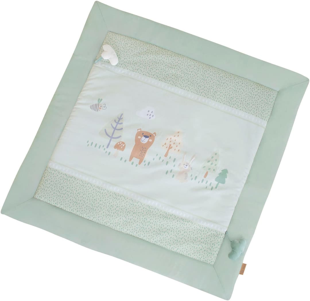 roba® Krabbeldecke Woodland Buddies | Grün