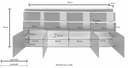 Home affaire Highboard Magic | Weiß 4