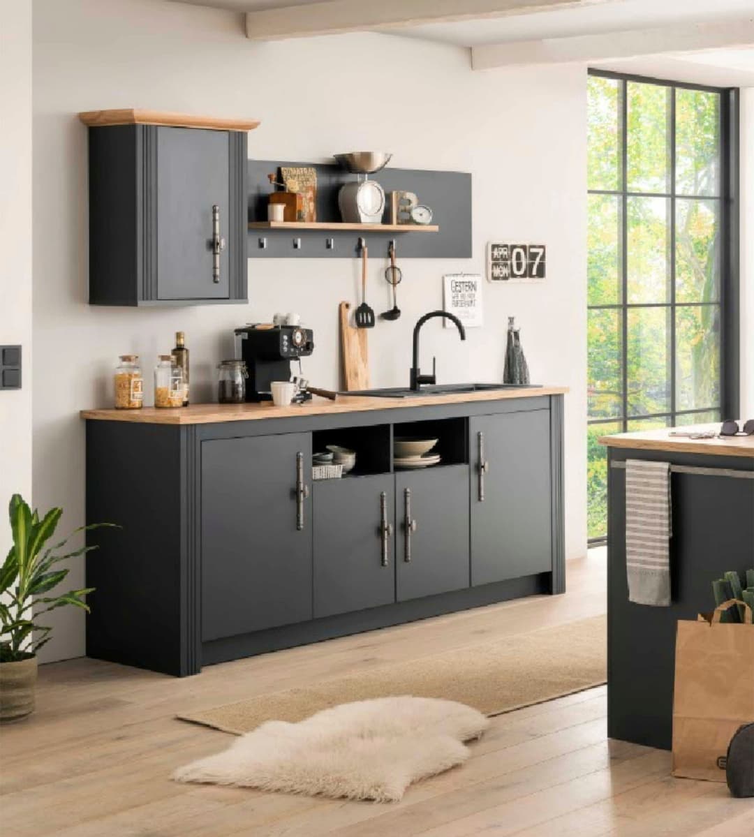 OTTO home Küche KS-Westminster Küchenzeile | Grau