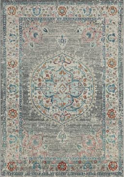 the carpet Teppich Palma | Grau