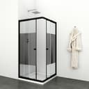 welltime Eckdusche Trento | Schwarz 2