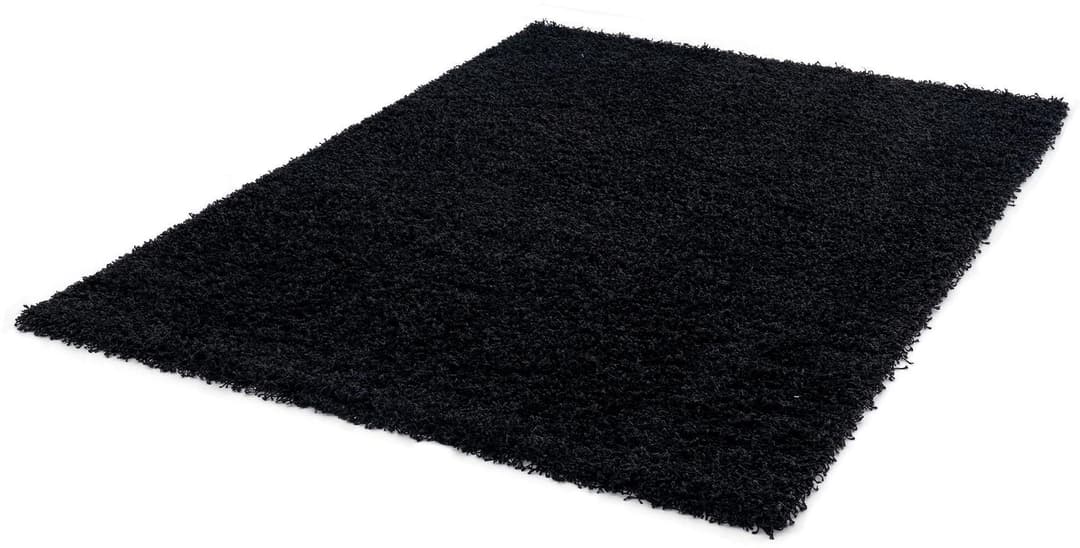 Sanat Hochflor-Teppich LOCA | Schwarz
