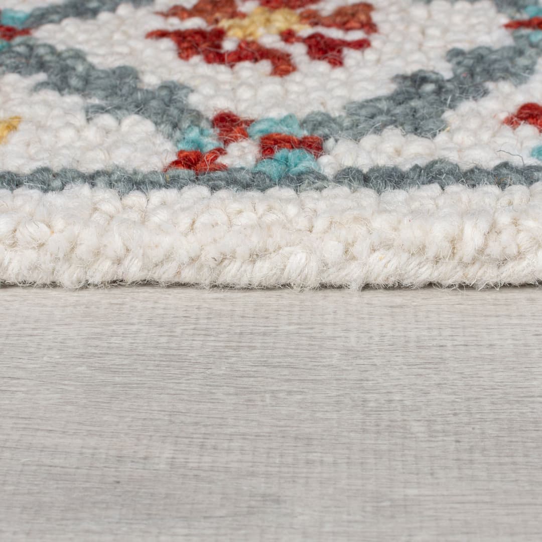 FLAIR RUGS Iris Traditional Wollteppich | Rot