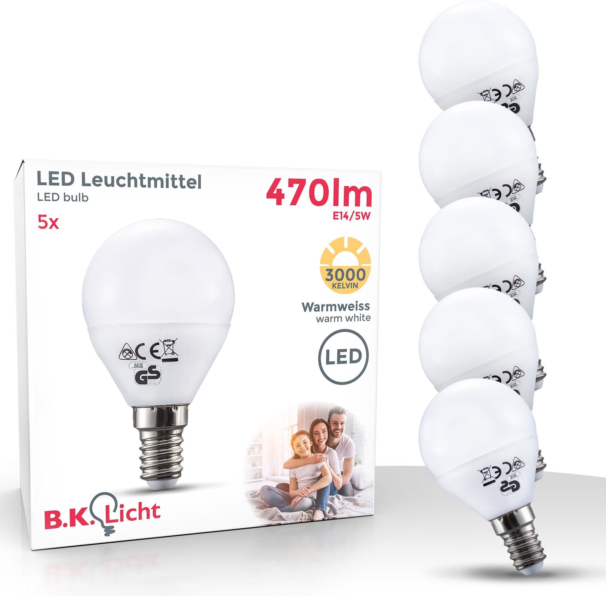 B.K.Licht LED-Leuchtmittel | Weiß
