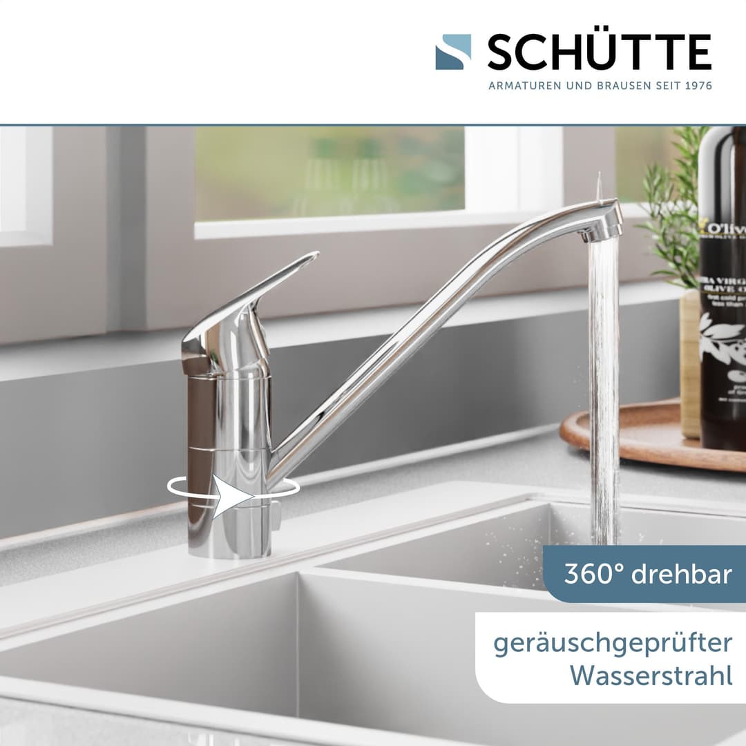 Schütte LUCA Spültischarmatur | Silber