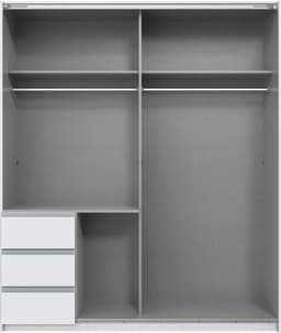 Wimex Schwebetürenschrank Stade | Weiß