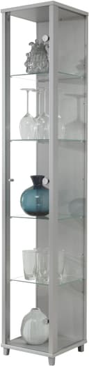 fif möbel Vitrine OPTIMA | Silber 5