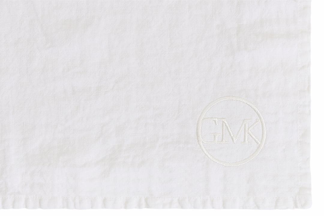 Guido Maria Kretschmer Home&Living Tischdecke stone washed | Weiß