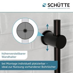 Schütte Brausegarnitur RAVEN | Schwarz