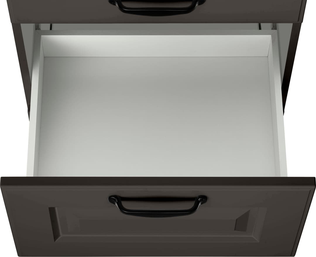 wiho Küchen Auszugsunterschrank Erla | Schwarz
