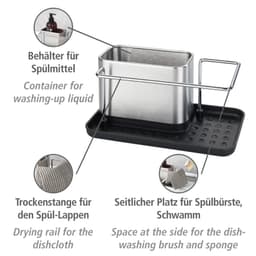 Wenko Küchenorganizer-Set Universal | Silber