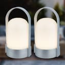 Briloner Leuchten LED Außen-Tischleuchte ASA 7684024 | Silber 2