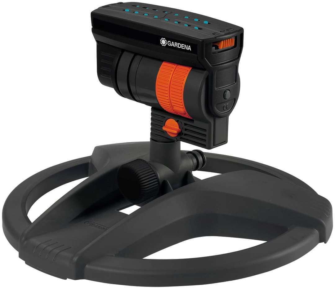 GARDENA Viereckregner AquaZoom compact | Schwarz