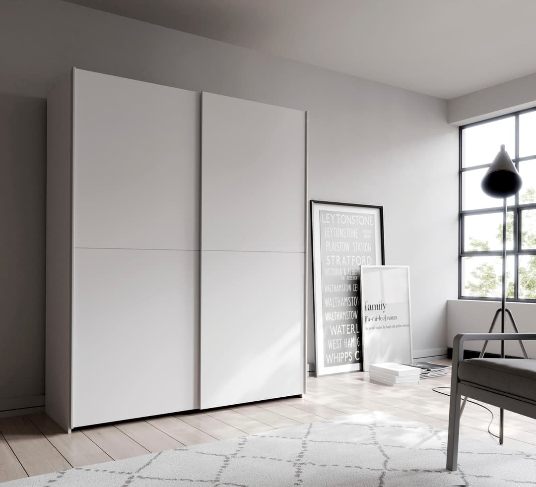 Home affaire Schwebetürenschrank | Weiß