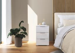 OTTO home Nachtkommode Nachttisch AGORDO | Weiß